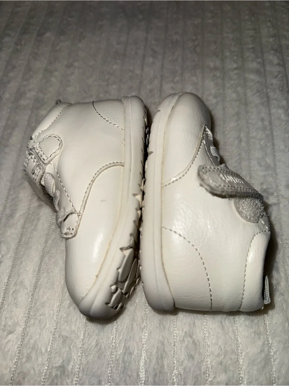 Carter’s White Toddler Sneakers Velcro Strap